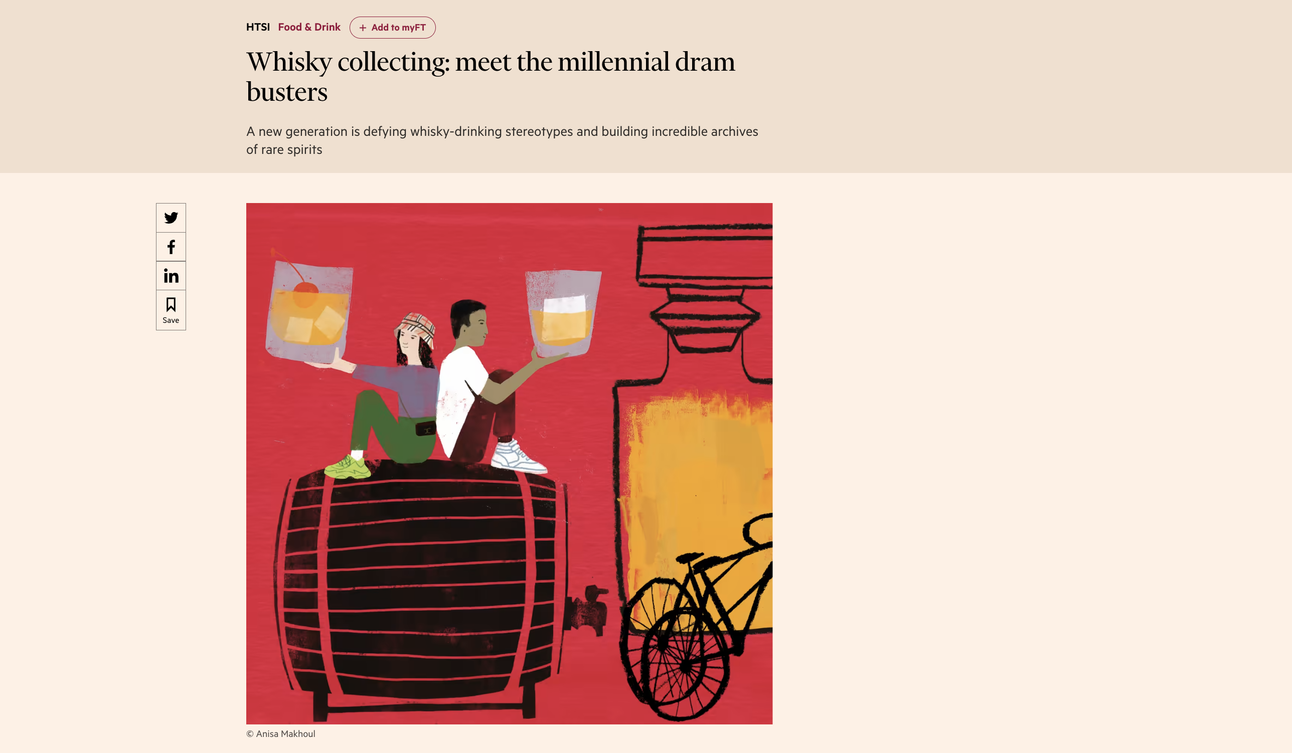 Financial Times Feature - Millennial Dram Busters