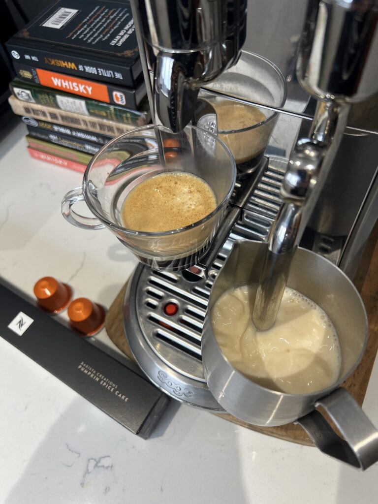 Pumpkin Spice Latte Cocktail Recipe with Nespresso